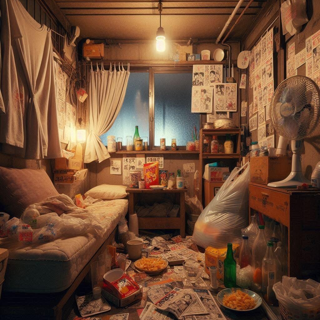 ちょっと狭いですけど（家ついて行ってみた）