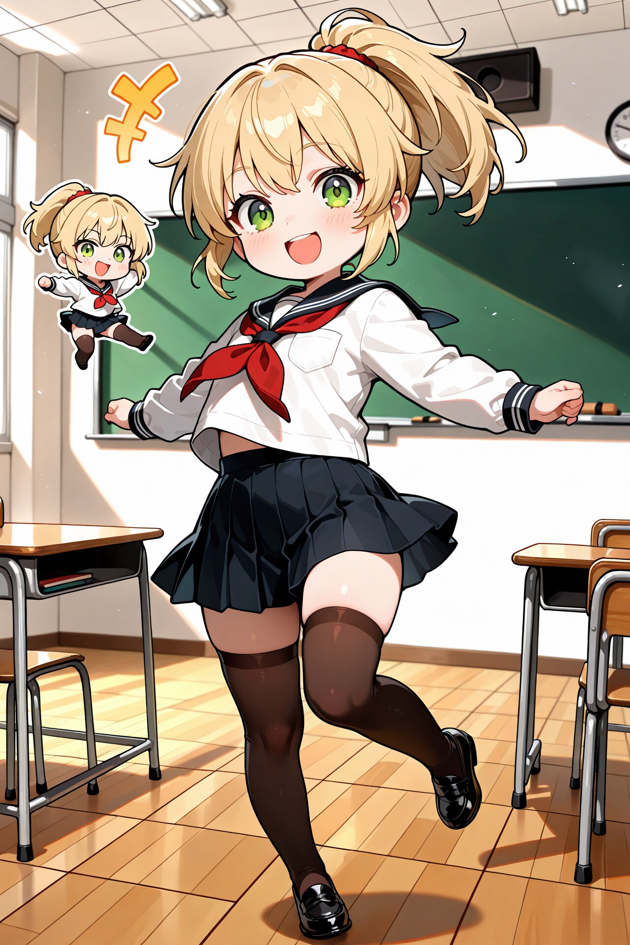 制服ちびキャラデイズ Z427 | の人気AIイラスト・グラビア