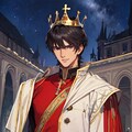王冠をかぶった、黒髪短髪男性★その1(12枚) 10枚目