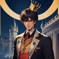 王冠をかぶった、黒髪短髪男性★その1(12枚) 6枚目