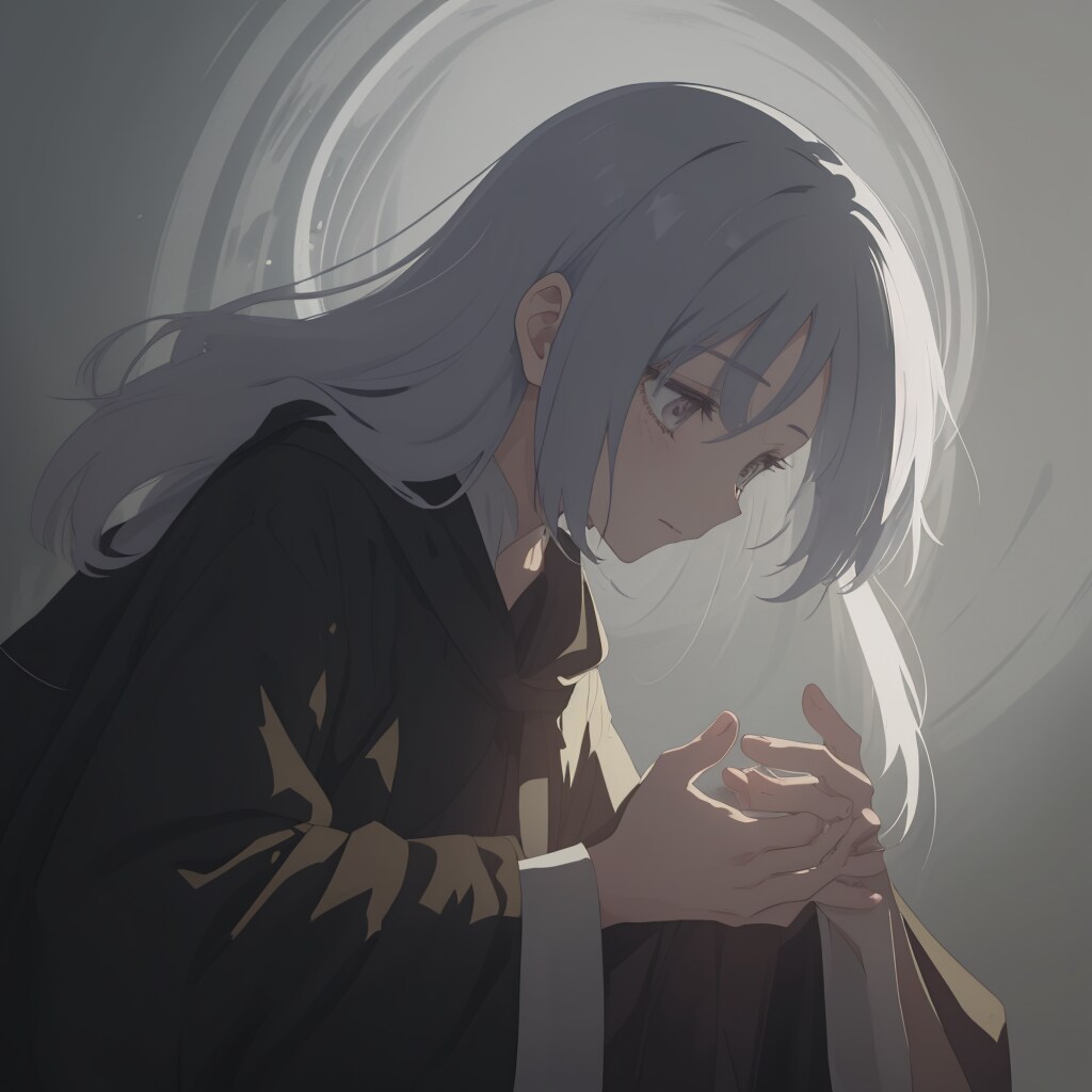 無題　（何故か予期せぬエラーでAIが止まりました。神様は描けないのかな？）