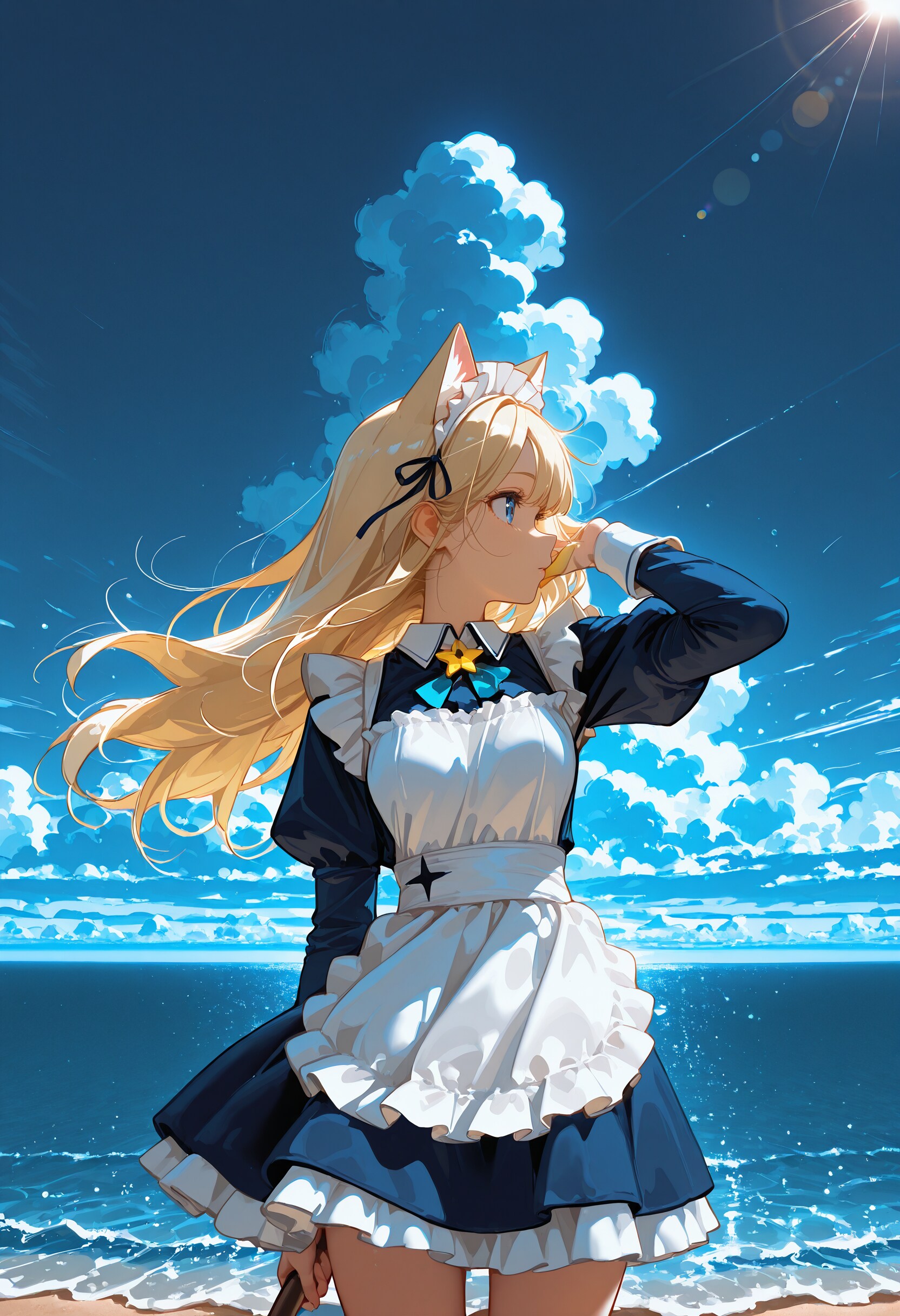水平線とルミナ
