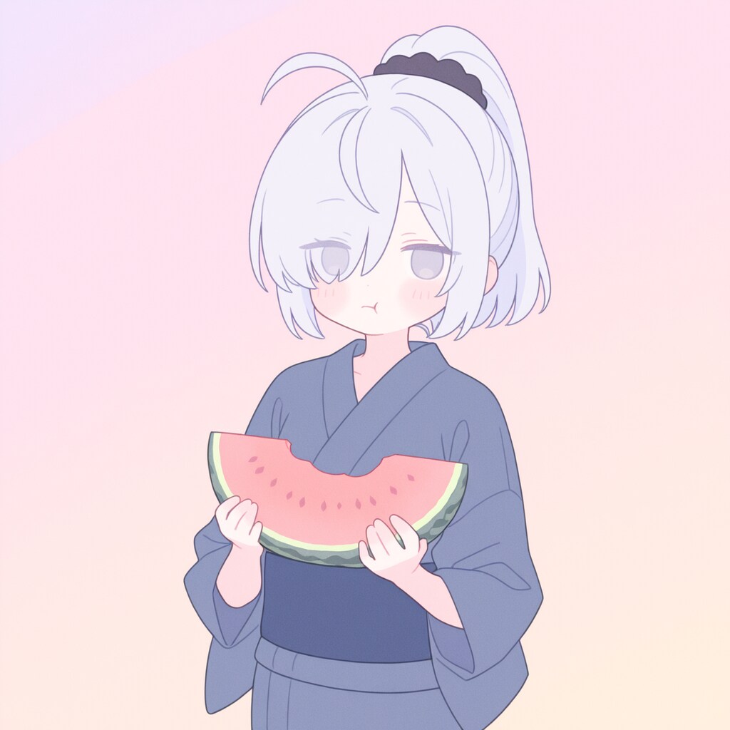 何見てるんですか？あげませんよ？