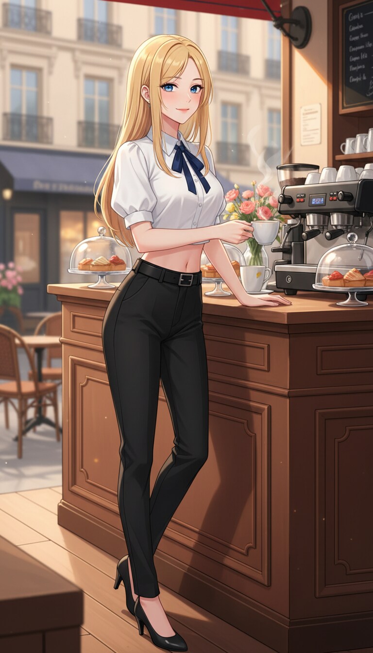 かっこかわいいフランス令嬢エミリー・シーニュのフレンチカフェ経営