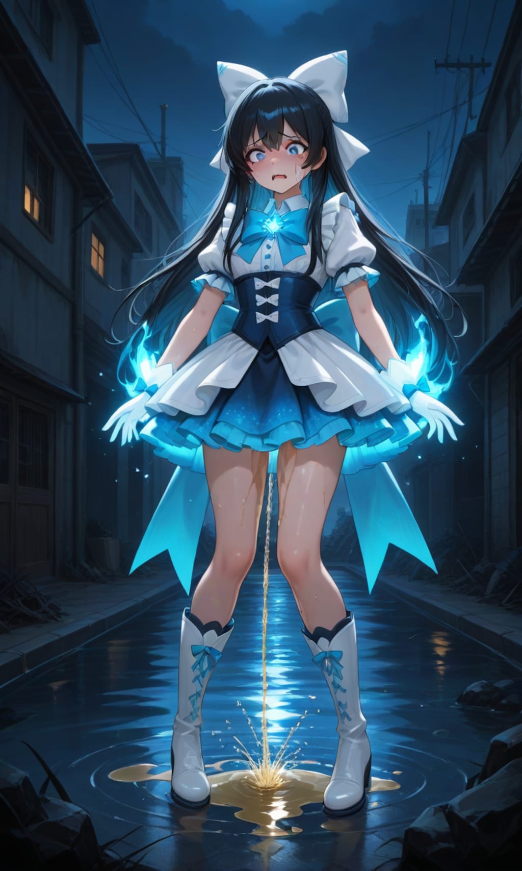 魔法少女ちゃんの恐怖失禁