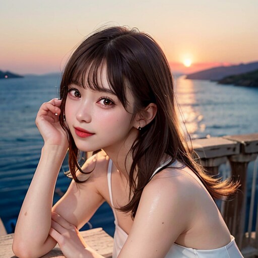 夕日