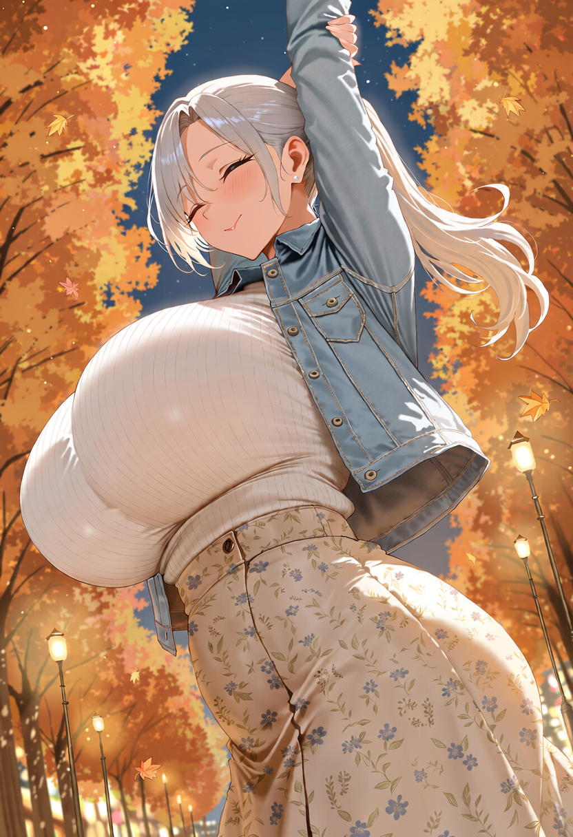 夜道🍂 | の人気AIイラスト・グラビア