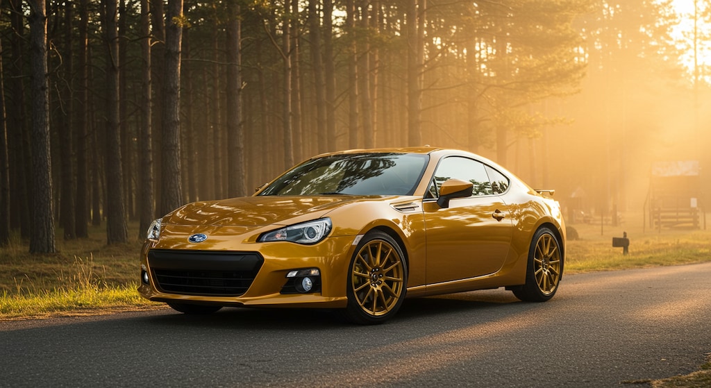 ゴールドカラーBRZ