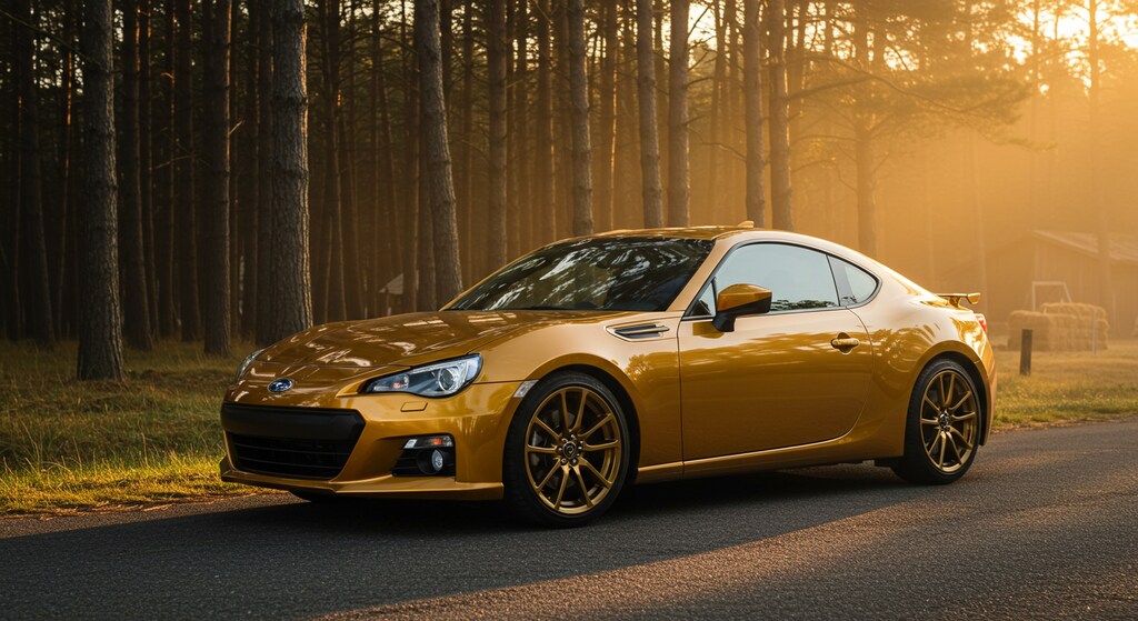 ゴールドカラーBRZ