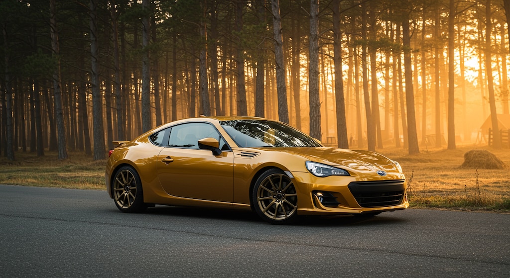 ゴールドカラーBRZ