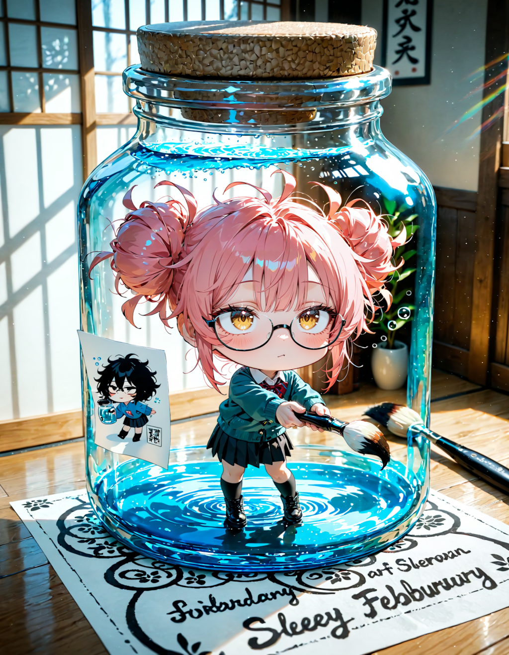 今日は何の日？　筆アートの日