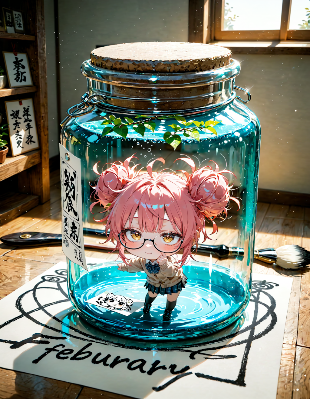 今日は何の日？　筆アートの日