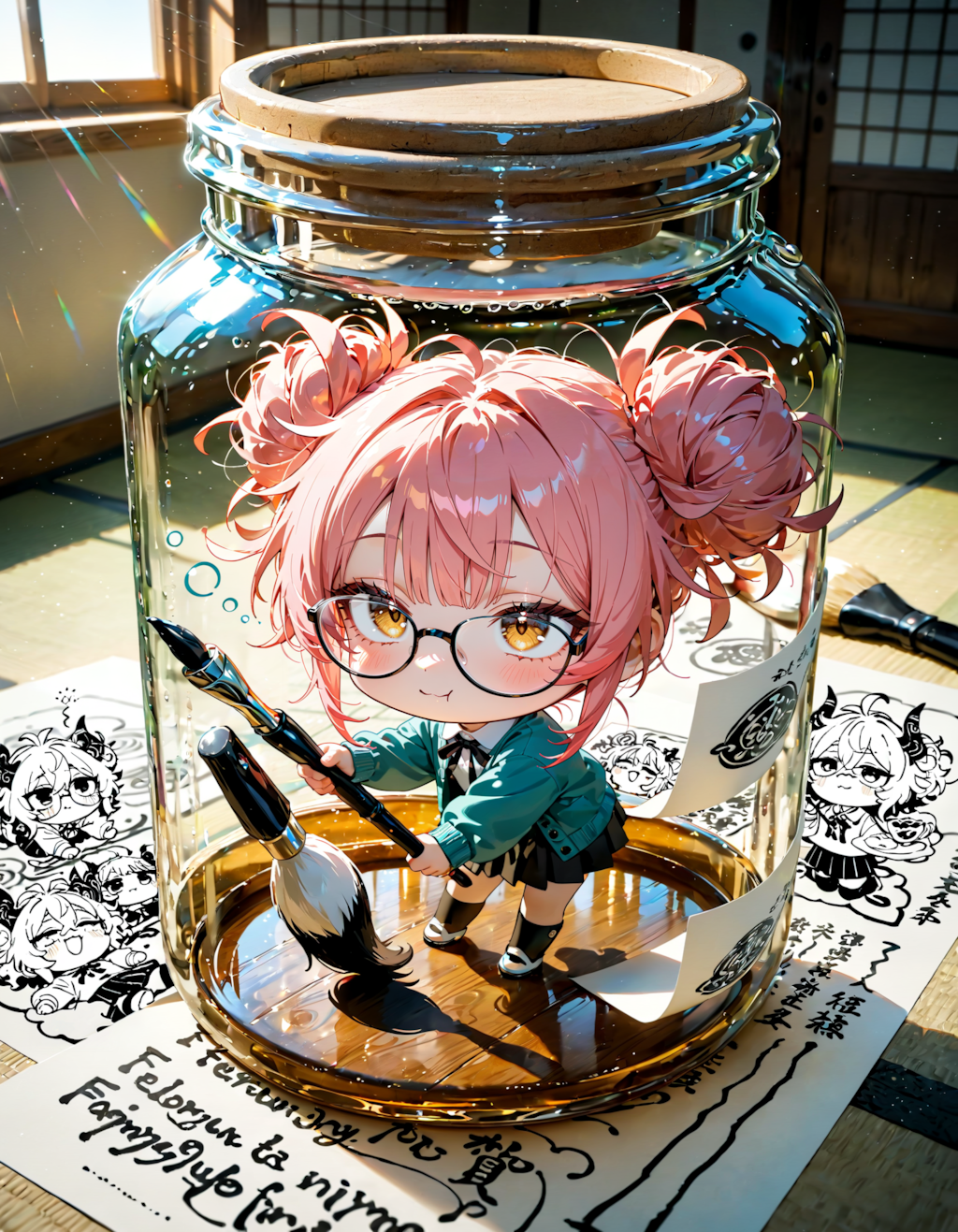 今日は何の日？　筆アートの日