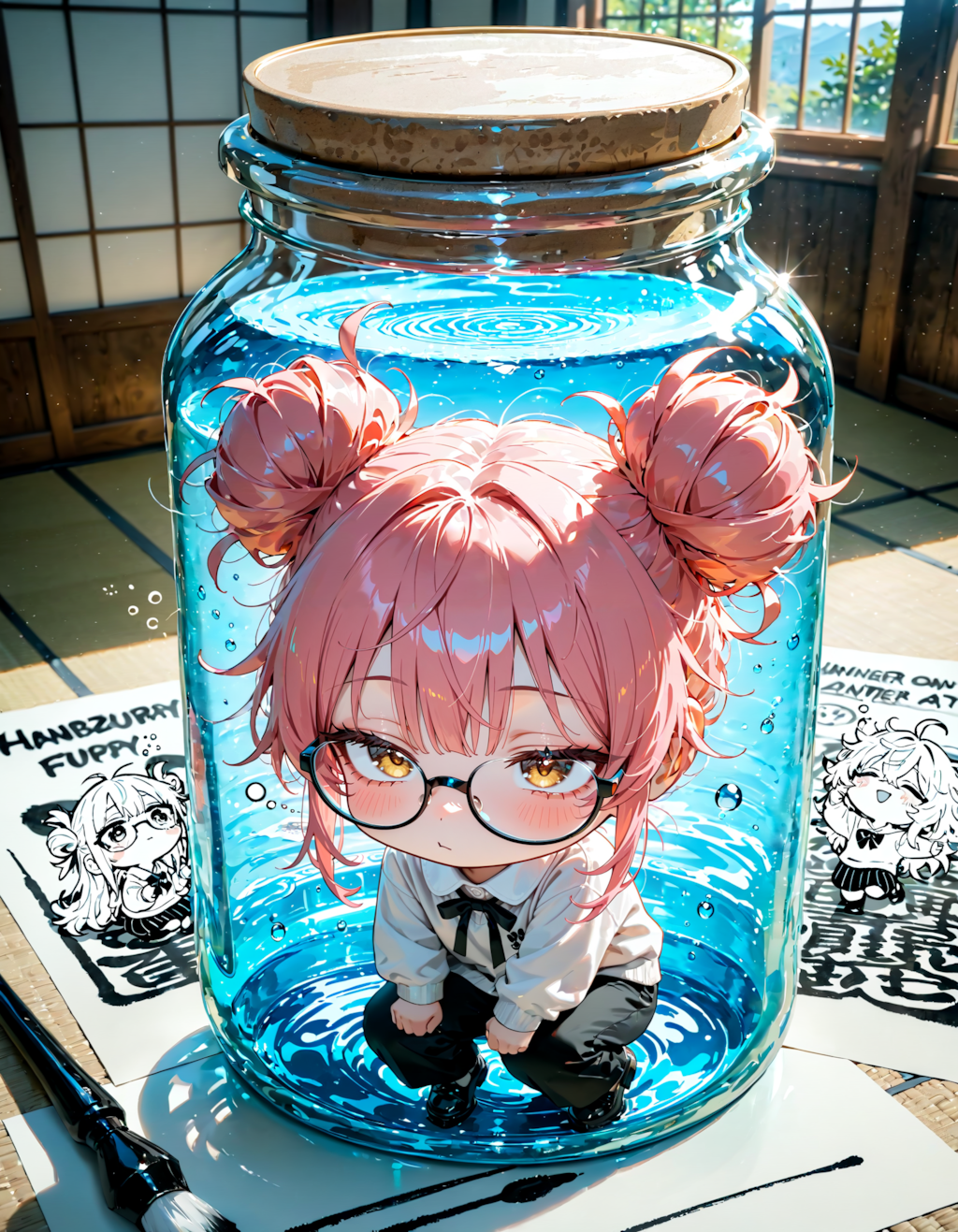 今日は何の日？　筆アートの日