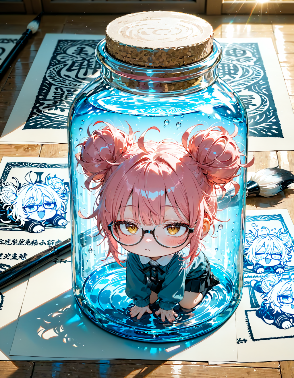 今日は何の日？　筆アートの日