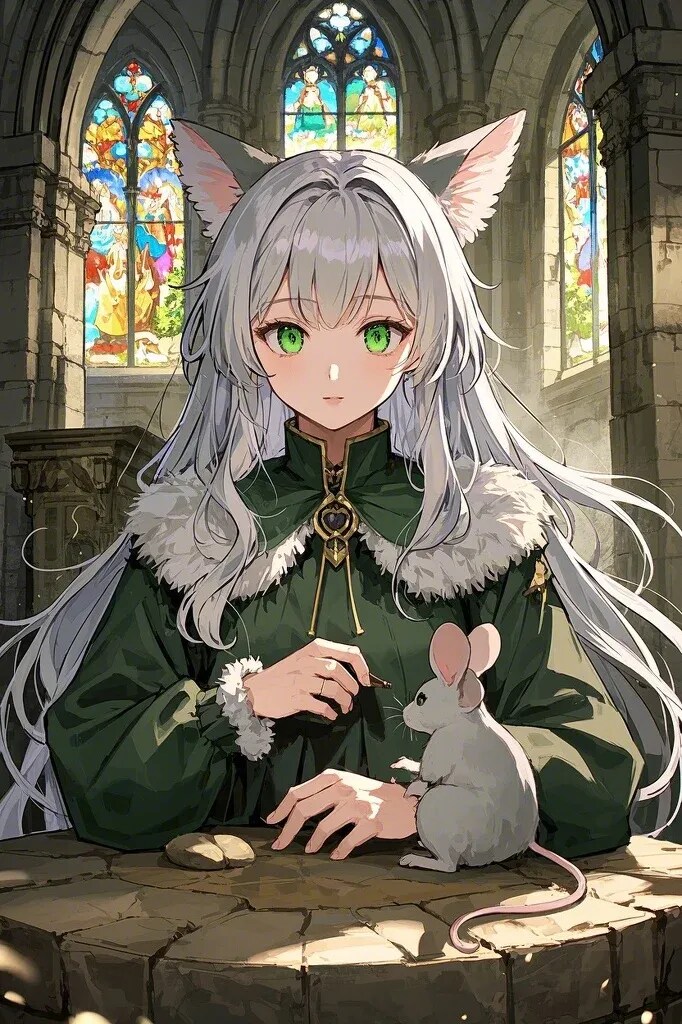 ステラちゃんとネズミ | の人気AIイラスト・グラビア