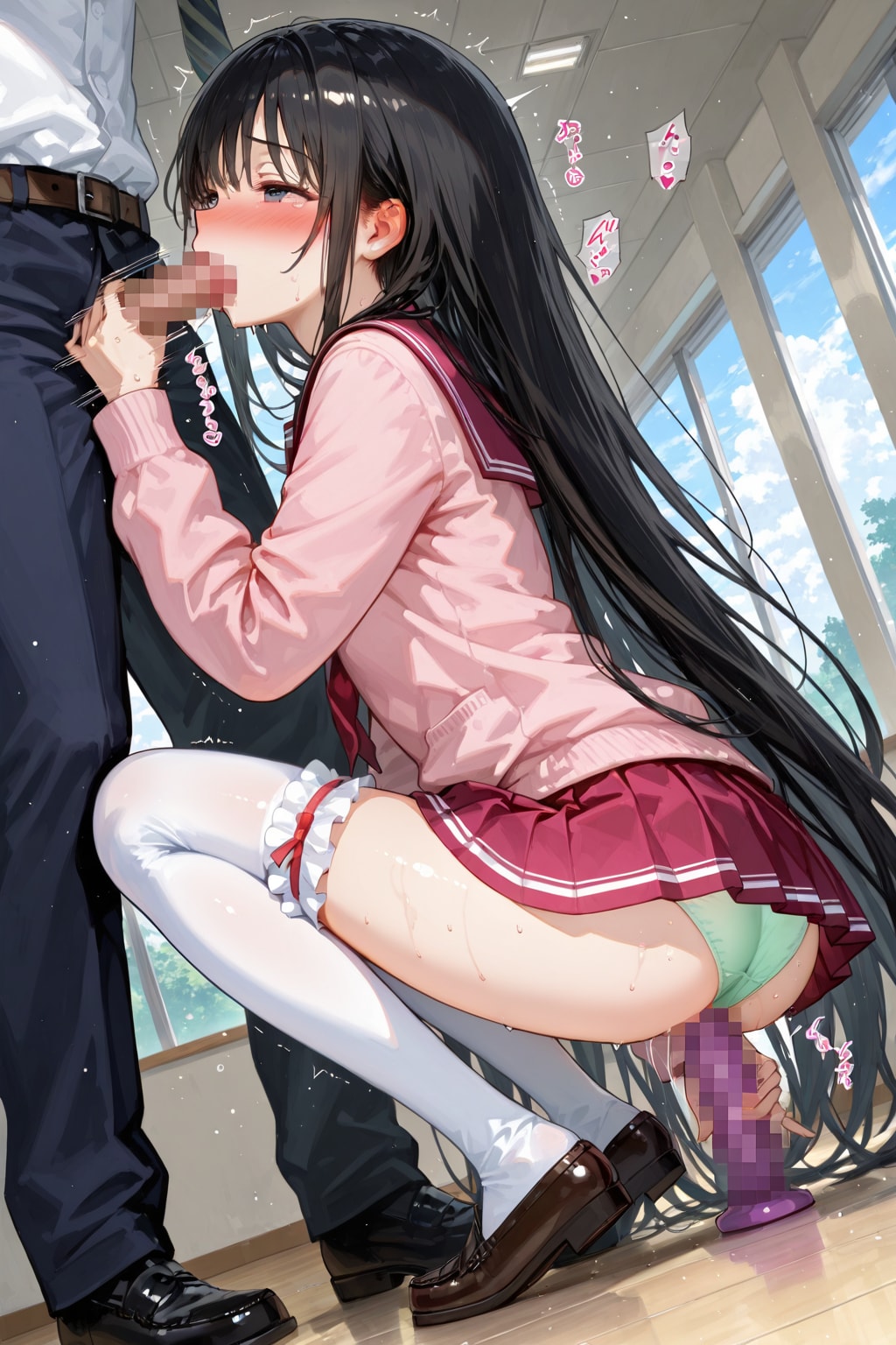 お口とおま○こも、凄く気持ちいいですぅ❤️