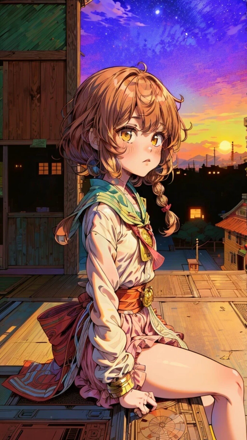 夕暮れ