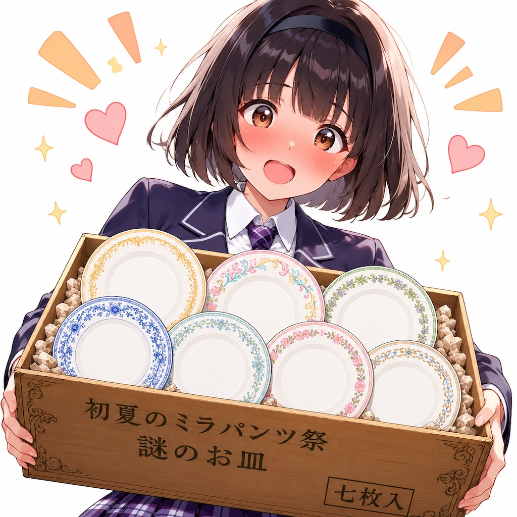 謎のお皿（7枚）が届きました！