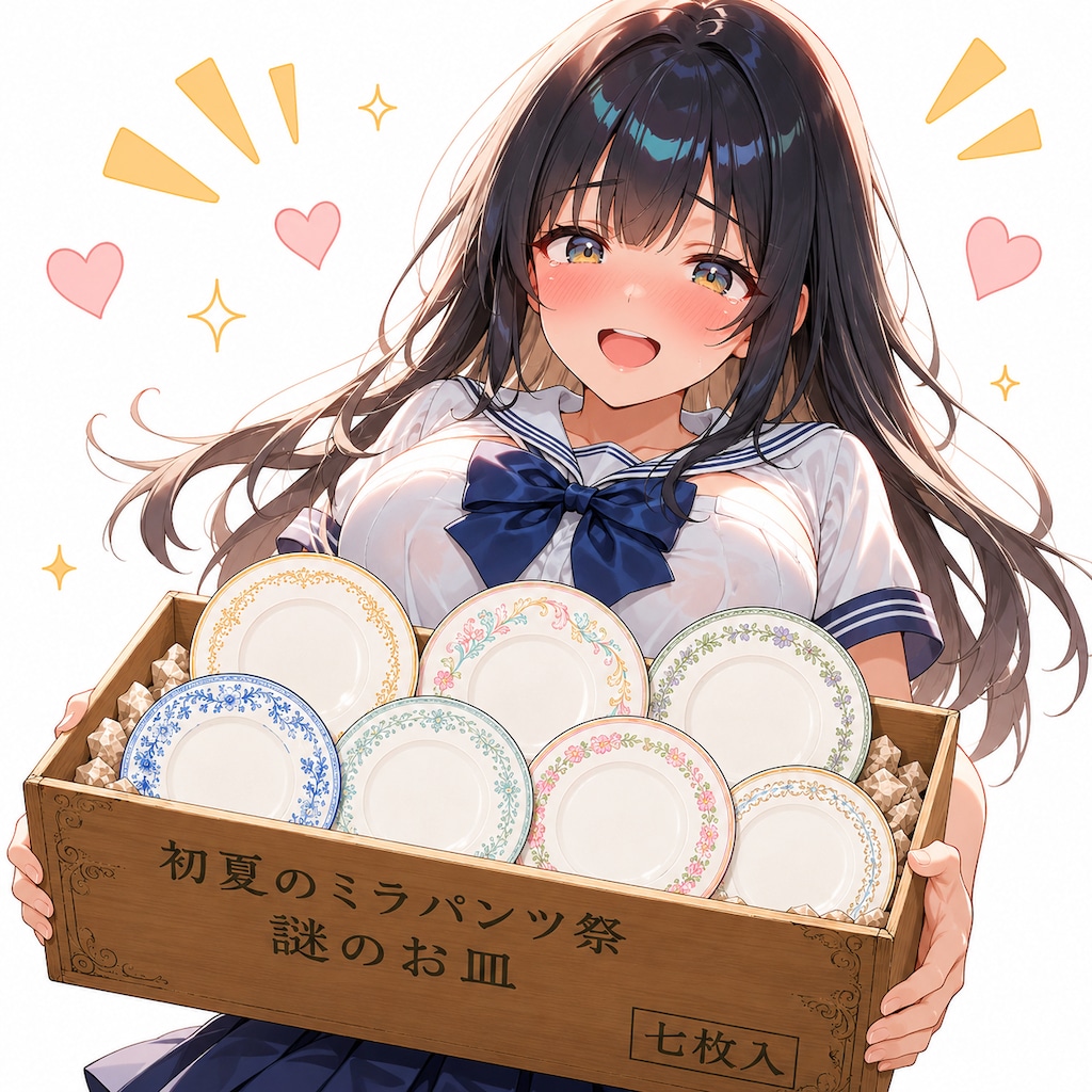 謎のお皿（7枚）が届きました！