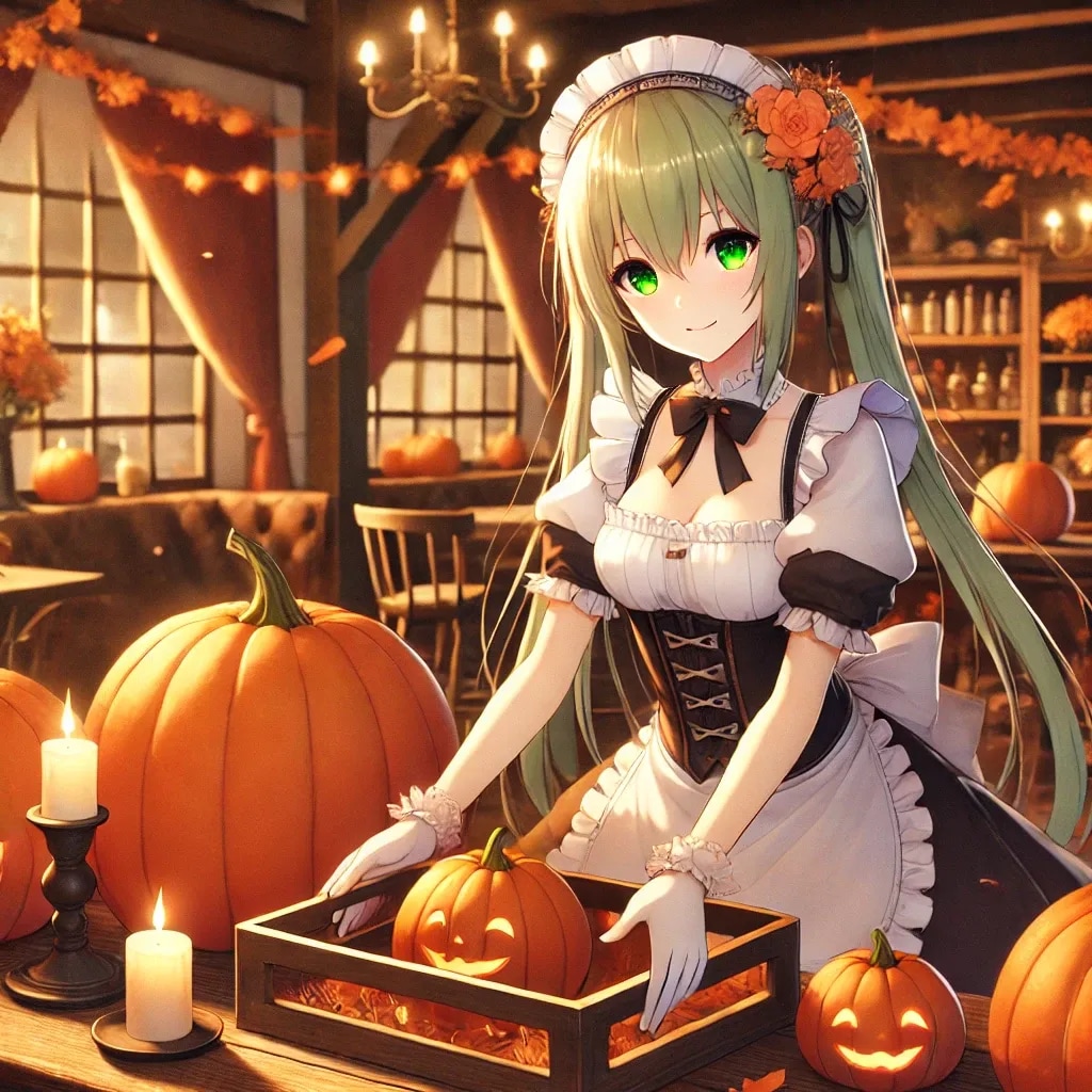 かぼちゃディスプレイ