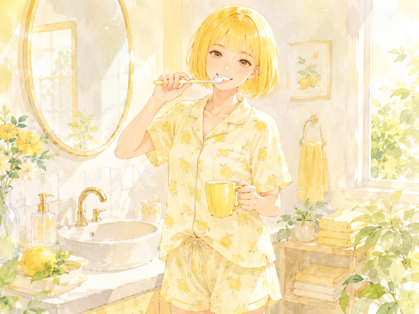 おはよー🍋(レモンちゃん)