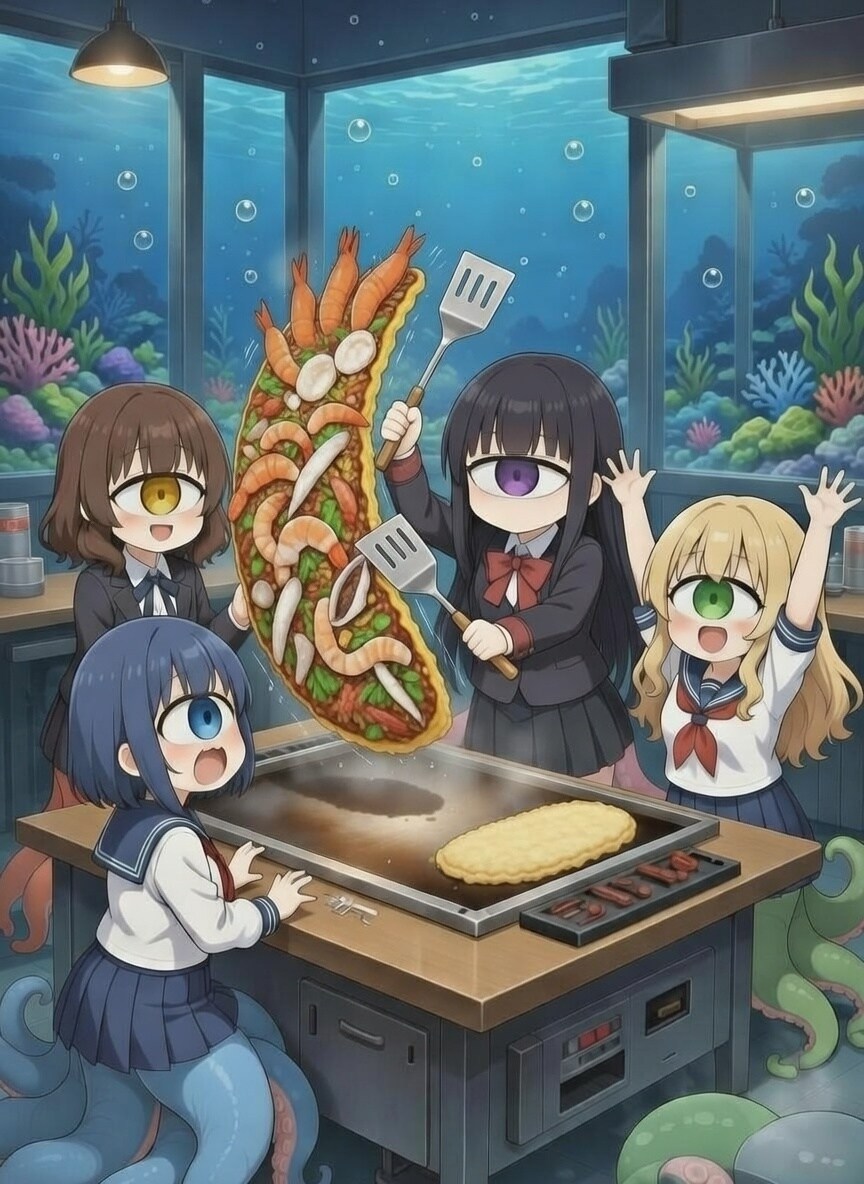 単眼スキュラちゃん.11　鉄板焼き