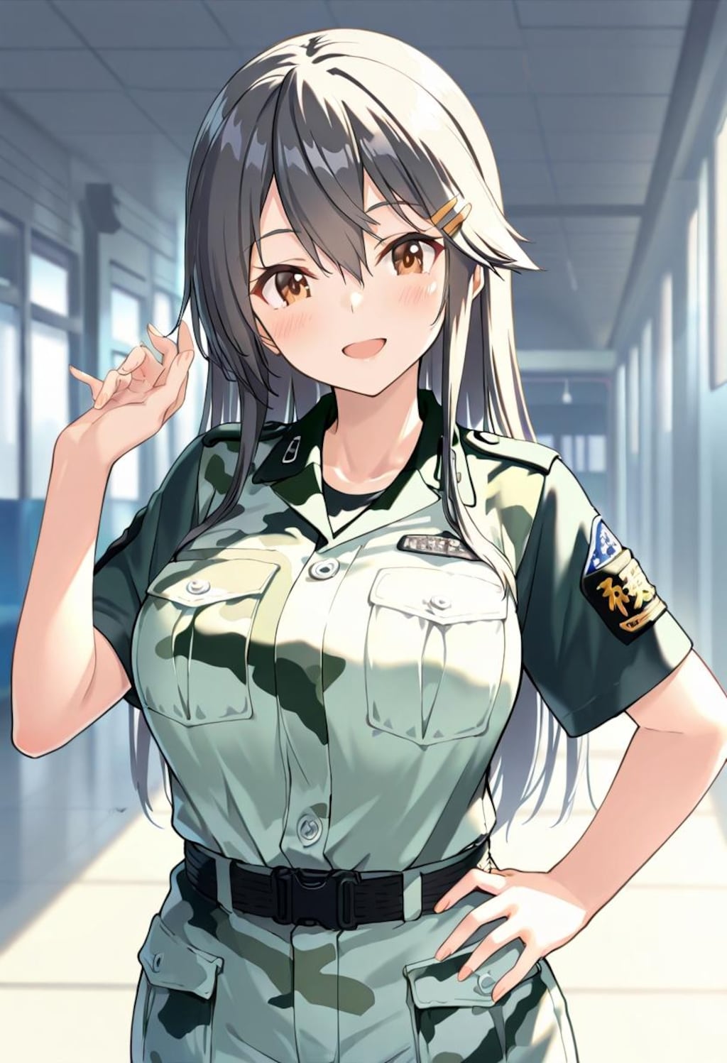 艦これ榛名　迷彩服イメージ
