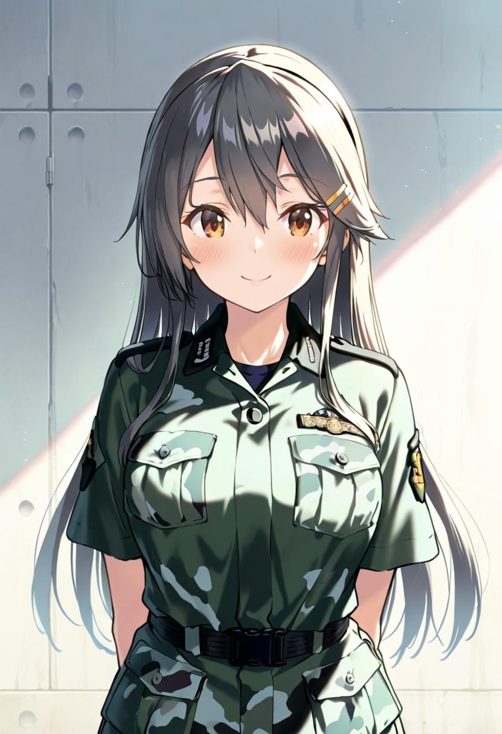 艦これ榛名　迷彩服イメージ