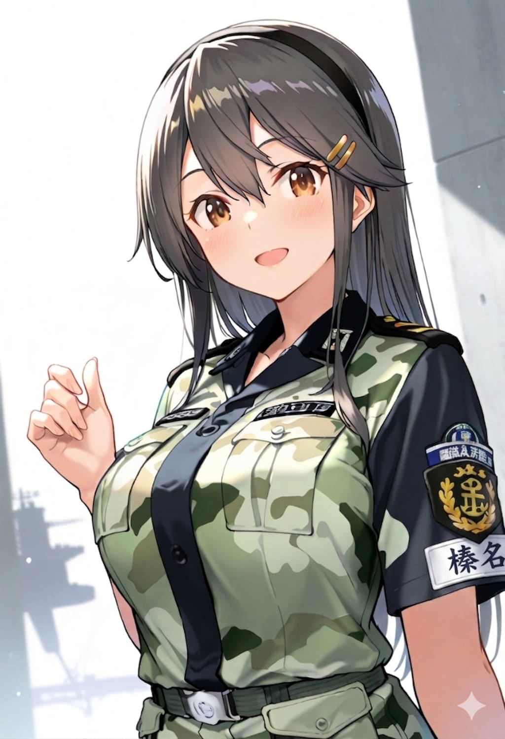 艦これ榛名　迷彩服イメージ
