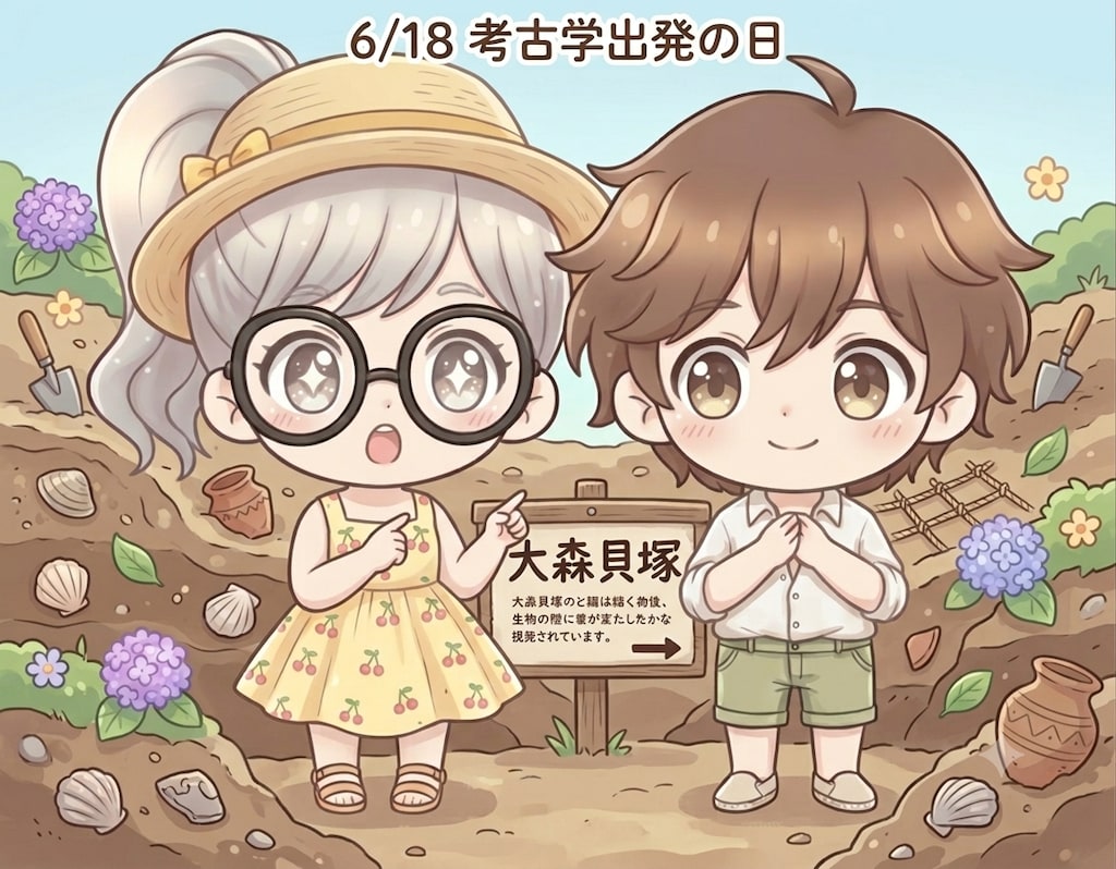 今日は「考古学出発の日」