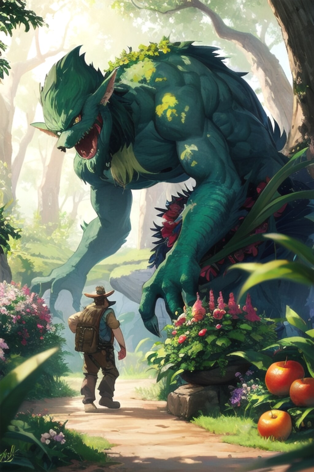 ビッグフットとドリアード