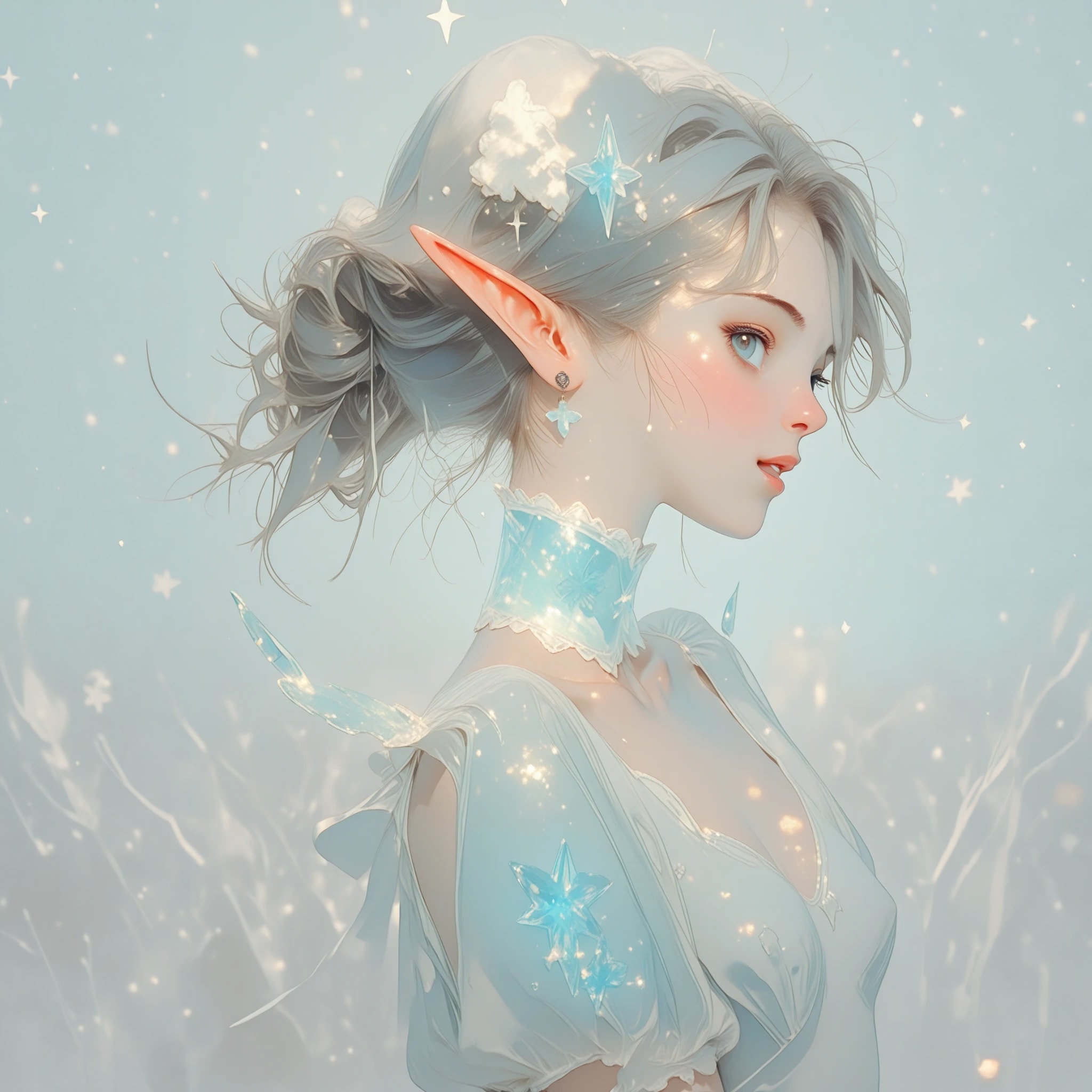 とあるエルフの肖像 | の人気AIイラスト・グラビア