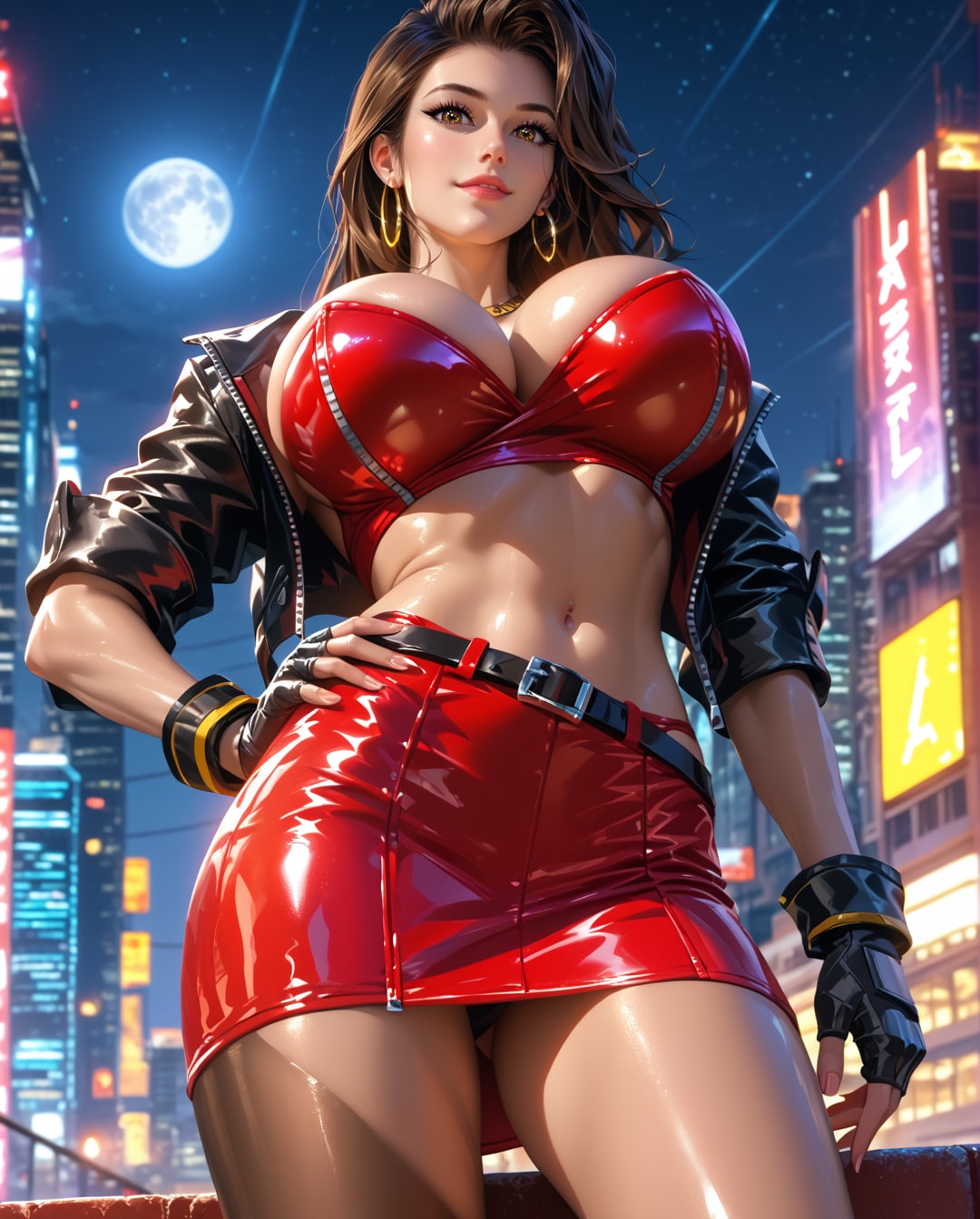 49. Date with Blaze fielding, Red tube top