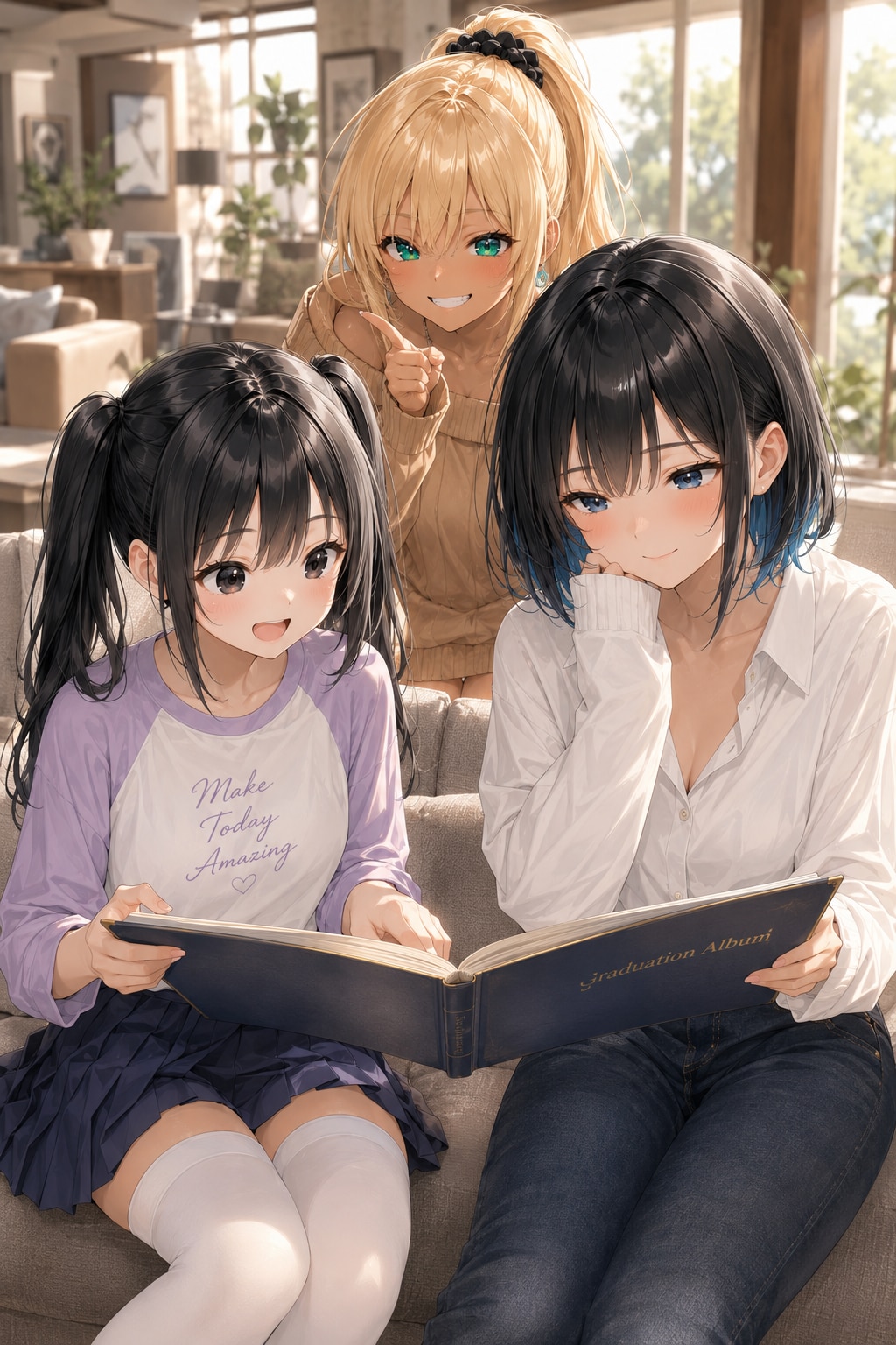 今日は卒業アルバムの日〜♪美咲お姉ちゃん若〜い♡