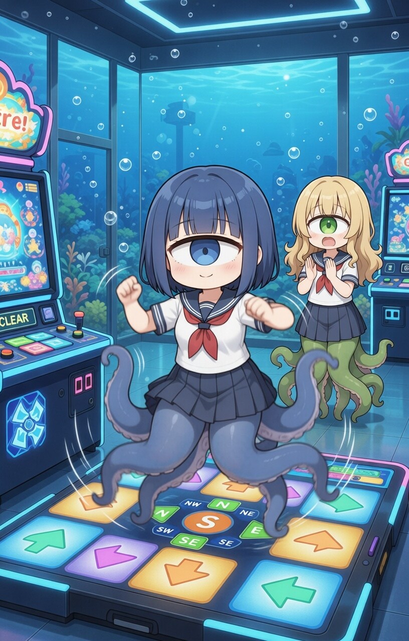 単眼スキュラちゃん.32　ゲーセン巡り