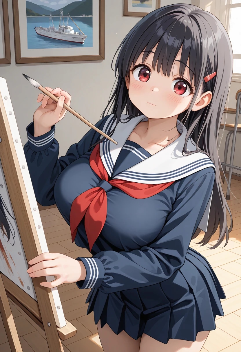 美術部の彼女 | の人気AIイラスト・グラビア