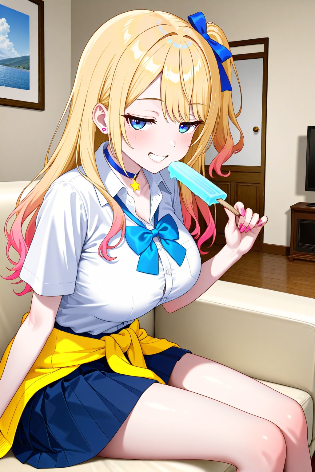 アイちゃんの真似するナミちゃん