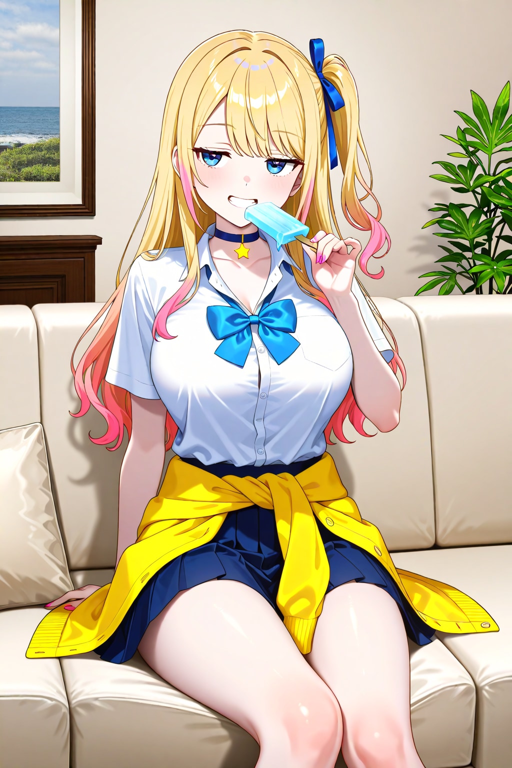 アイちゃんの真似するナミちゃん