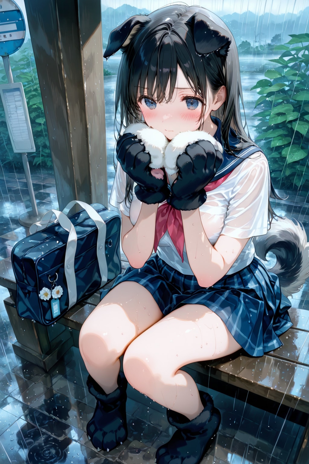 雨宿り