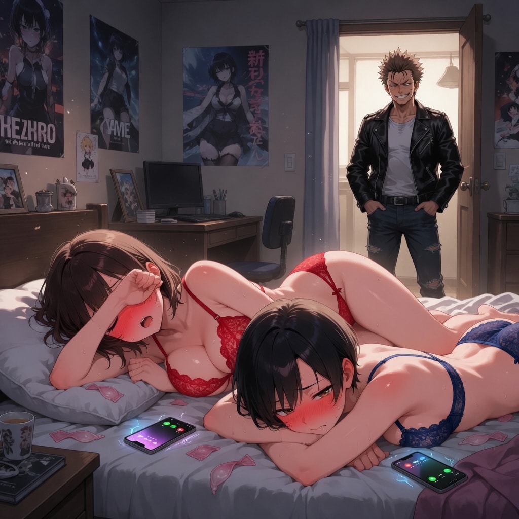 シングルマザーで育ててきた大切な娘たちが悪い男にNTR