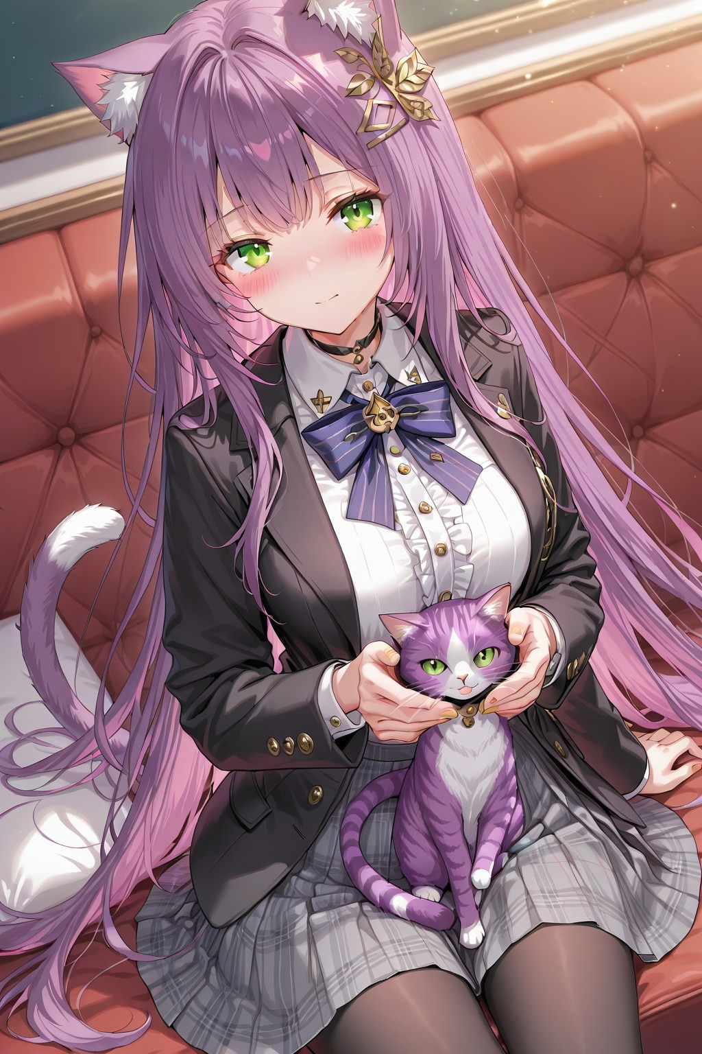 ネコミミパープル