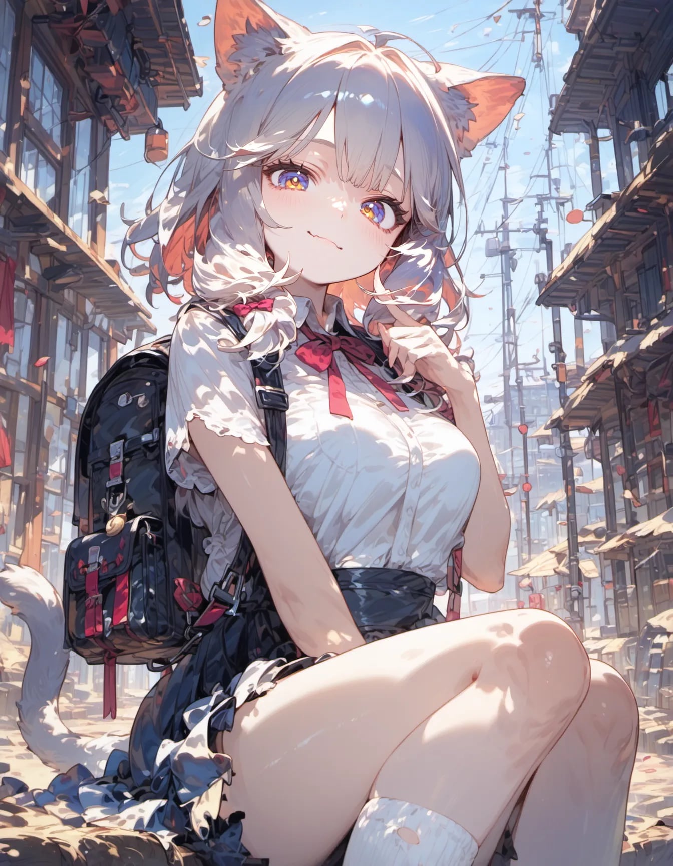 A Smile Hidden in Passing Streets | の人気AIイラスト・グラビア
