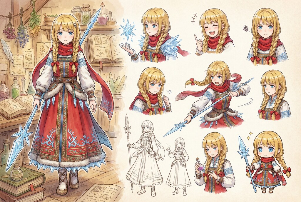 冬と死の女神モレーナ