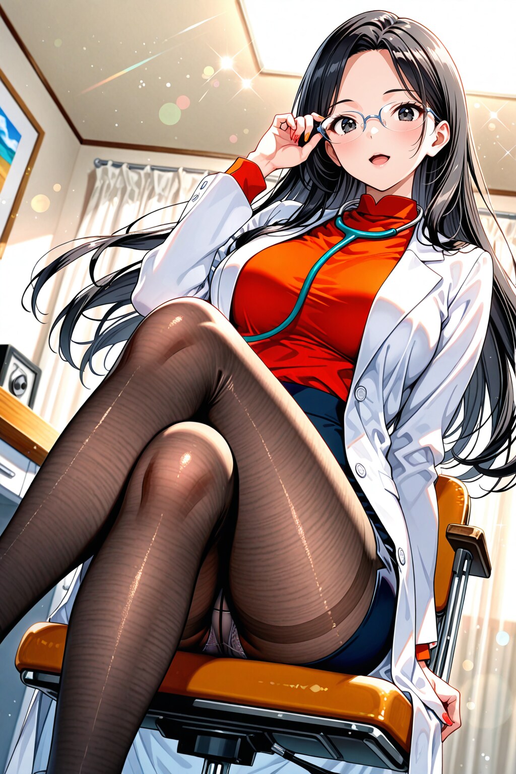 メガネ女医さん