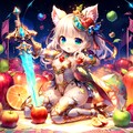 傷を負ったりんご姫騎士 2枚目