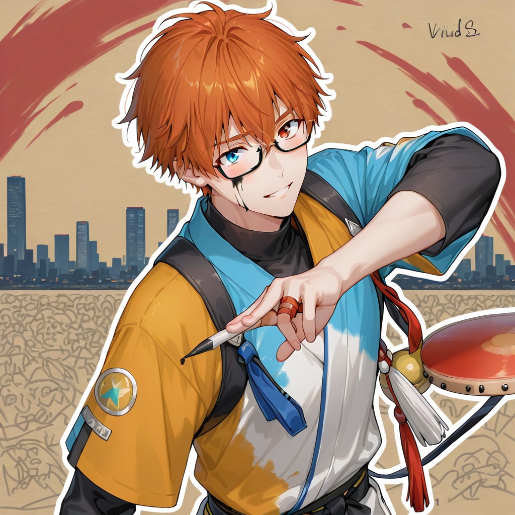 メガネ男子D | の人気AIイラスト・グラビア
