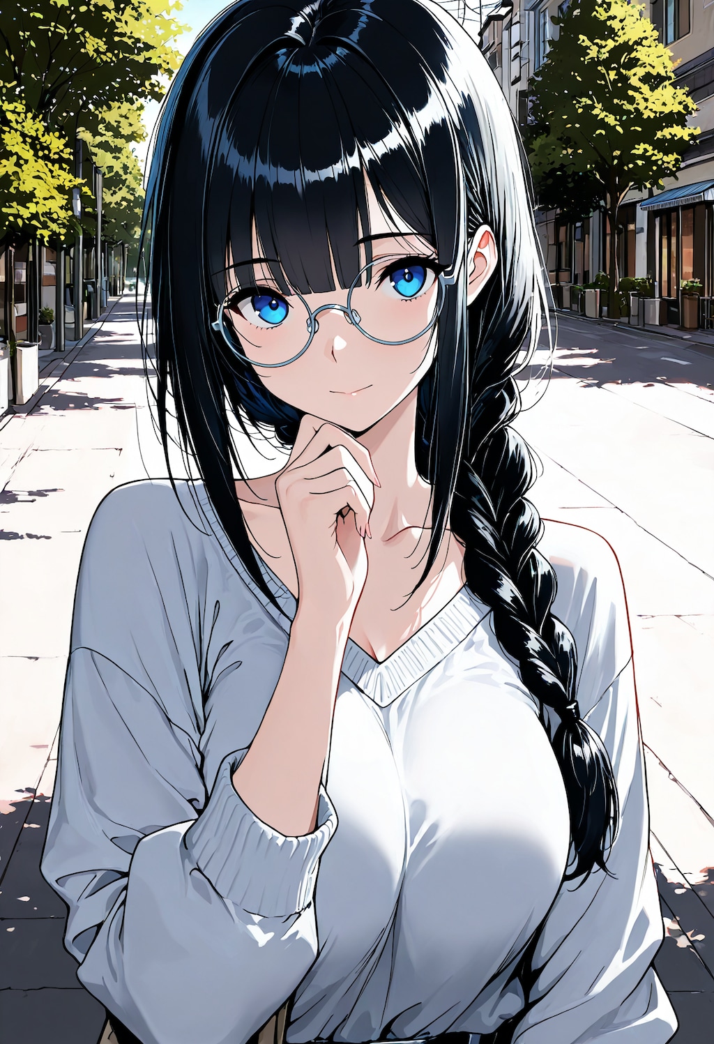 私服姿の橘しおりちゃん