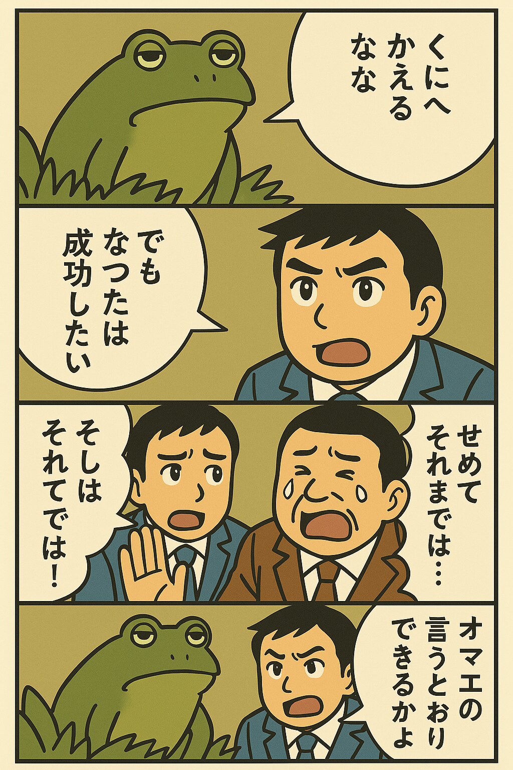 売れない漫才コンビをくにへかえそうとしたら