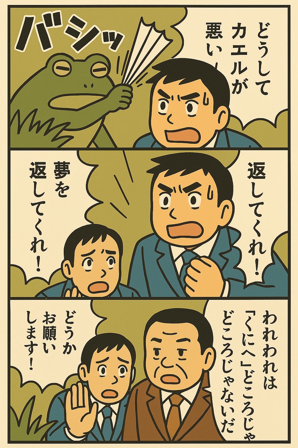 売れない漫才コンビをくにへかえそうとしたら